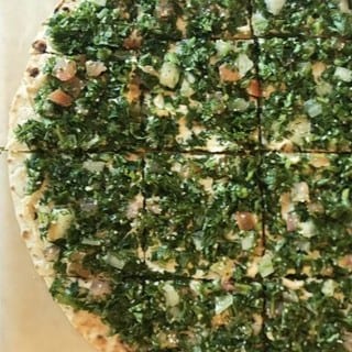 Hummus & Tabouli Flatbread Pizza